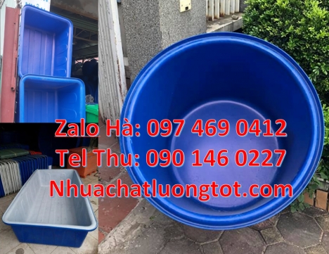 Thùng nhựa vuông, Thùng tròn 1000l, Thùng nhựa 1200 lít đựng muối phèn, thùng chữ nhật 1100 li