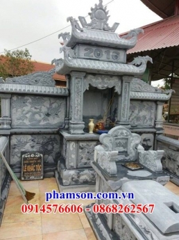 lăng thờ chung lăng mộ đẹp bằng đá tại bạc liêu