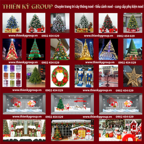 Trang trí cây thông Neol - Tiểu cảnh Noel