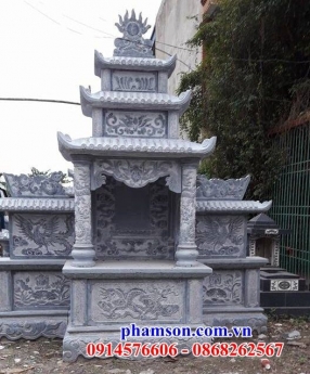 lăng thờ chung lăng mộ đẹp bằng đá tại bạc liêu