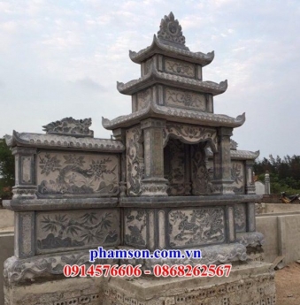 lăng thờ chung lăng mộ đẹp bằng đá tại bạc liêu