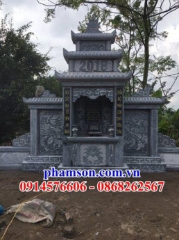 lăng thờ chung lăng mộ đẹp bằng đá tại bạc liêu