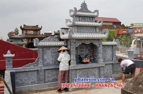 lăng thờ chung lăng mộ đẹp bằng đá tại bạc liêu