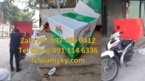 Thùng chở hàng cỡ lớn, thùng giao cơm, thùng giao fast food Thùng đựng hồ sơ, Thùng đựng sách vở, Th