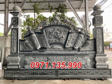 Sài Gòn 035+ Mẫu cuốn thư đá đình chùa miếu bán tại hà nội