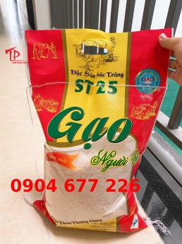 Bao pp dệt, bao đựng gạo ST25