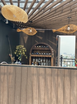 Cho thuê sân thượng, rooftop view bờ kè ngay Trường Sa, 8.5x20m đầy đủ trang thiết bị