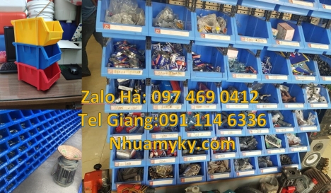 Khay phụ tùng giá rẻ, Kệ nhựa a5, Khay nhựa đựng dụng cụ, khay nhựa xanh, kệ nhựa đựng đồ phụ tùng ố
