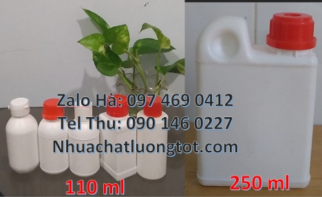 chai 250 ml đựng thuốc sâu, chai 500m chia vạch, bình nhựa 0.5 lít,Chai 50ml trắng sữa, Chai 500ml m