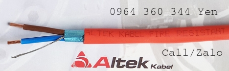 Cáp vặn xoắn chống cháy chống nhiễu 0.6/1KV Altek Kabel 16AWG