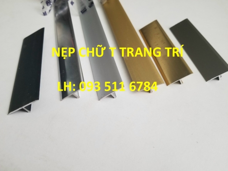 Nẹp T25 nhôm Inox trang trí