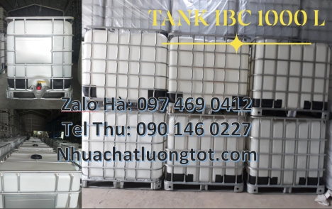 bồn nhựa IBC giá rẻ, Thùng nhựa 1000L hàng nhập khẩu, Bồn nhựa 1 khối, Bồn nhựa IBC 1000 lít, thùng
