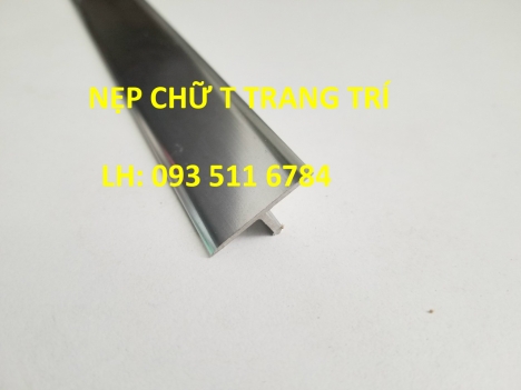 Nẹp T25 nhôm Inox trang trí