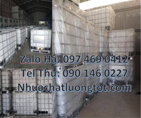 bồn nhựa IBC giá rẻ, Thùng nhựa 1000L hàng nhập khẩu, Bồn nhựa 1 khối, Bồn nhựa IBC 1000 lít, thùng