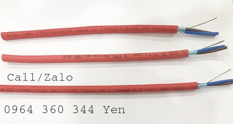 Cáp vặn xoắn chống cháy chống nhiễu 0.6/1KV Altek Kabel 16AWG