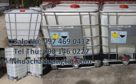 bồn nhựa IBC giá rẻ, Thùng nhựa 1000L hàng nhập khẩu, Bồn nhựa 1 khối, Bồn nhựa IBC 1000 lít, thùng