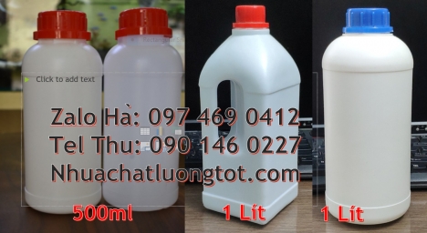 Chai nhựa 100ml 250ml đựng trà sữa, Chai 100ml màu trong bình nhựa 0.5 lít,Chai 1000ml đựng hóa chấ