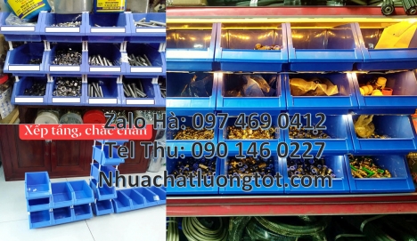 kệ bulon, Khay đựng linh kiện sửa xe ô tô, cung cấp kệ nhựa giá sỉ, Kệ nhựa A6, Khay nhựa đựng dụng