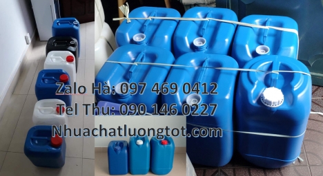 can 20l tròn, can 25l xanh, Can 4l vòi nhấn, can vuông 5l, Can đựng axit, Can 20 lít đựng nước Can n