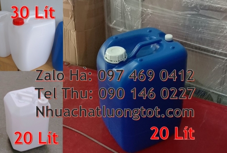 can 20l tròn, can 25l xanh, Can 4l vòi nhấn, can vuông 5l, Can đựng axit, Can 20 lít đựng nước Can n
