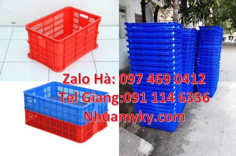 Sóng Nhựa Công Nghiệp, Sóng Bít, Sóng Hở, Rổ Nhựa Công Nghiệp. Giá Bán thùng nhựa đặc chất lượng cao
