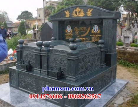 Mẫu mộ đá ông bà đẹp tại vĩnh long long an cần thơ