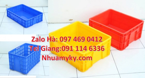 Sóng Nhựa Công Nghiệp, Sóng Bít, Sóng Hở, Rổ Nhựa Công Nghiệp. Giá Bán thùng nhựa đặc chất lượng cao