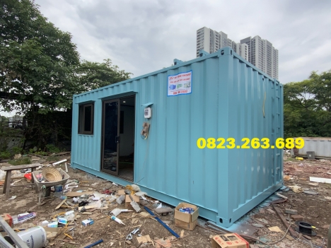 Container thi công làm văn phòng, nhà ở