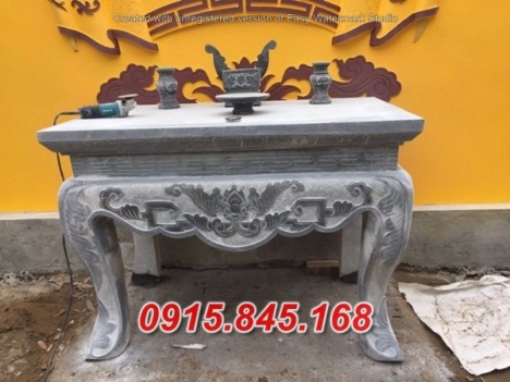 Mẫu ban thờ bàn lễ đá đẹp nhất lâm đồng đà lạt đắk nông