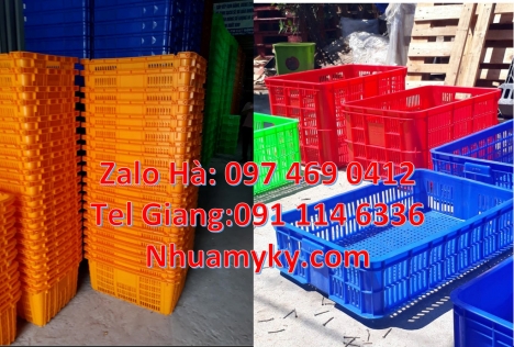 Sóng Nhựa Công Nghiệp, Sóng Bít, Sóng Hở, Rổ Nhựa Công Nghiệp. Giá Bán thùng nhựa đặc chất lượng cao