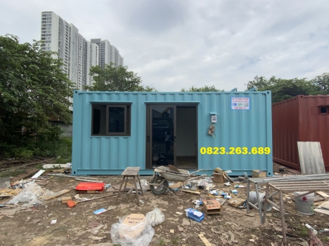 Container thi công làm văn phòng, nhà ở