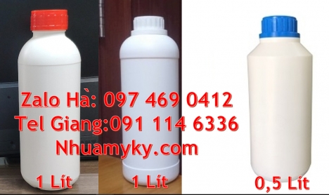 Chai nhựa 50ml 500ml đựng nông dược. Chai hdpe 100ml vuông, Chai nhựa 1l đựng phân bón, chai hdpe gi