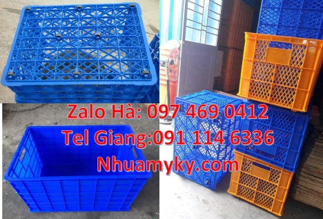 Sóng Nhựa Công Nghiệp, Sóng Bít, Sóng Hở, Rổ Nhựa Công Nghiệp. Giá Bán thùng nhựa đặc chất lượng cao