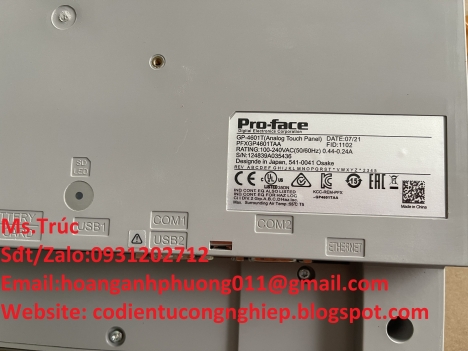 pro-face, pfxgp4501taa, nhập khẩu