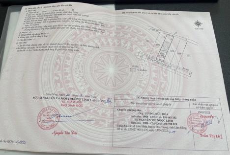 Bán đất hai mặt tiền(6,4 x 30)  trung tâm Ka đô - Đơn dương - Lâm đồng