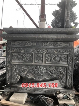 Mẫu ban thờ bàn lễ đá đẹp nhất lâm đồng đà lạt đắk nông
