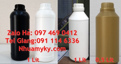 Chai nhựa 50ml 500ml đựng nông dược. Chai hdpe 100ml vuông, Chai nhựa 1l đựng phân bón, chai hdpe gi