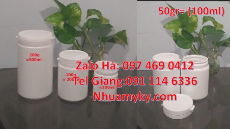 hũ nhựa đựng kẹo caosu 50gr 100gr, Hủ nhựa 1000gr đựng hoa mỹ phẩm, hũ nhựa nắp nhỏ garenty. Hủ nhựa