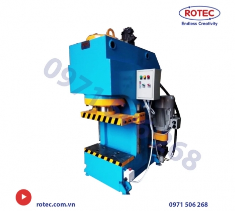 Máy ép thuỷ lực chữ c rotec việt nam vận hành như thế nào?
