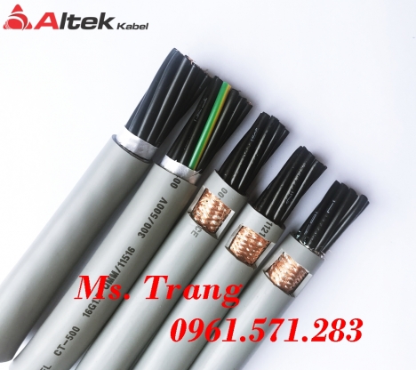 Cáp điều khiển 8x0.5, 8x0.75 tiêu chuẩn CE