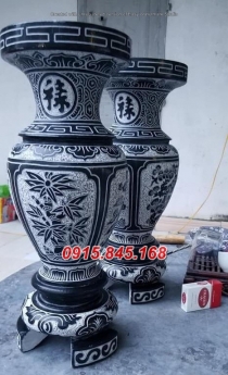 Mẫu bộ bát lư hương đá đẹp phú yên quảng ngãi bình định – bình bông lọ hoa đĩa đèn nến