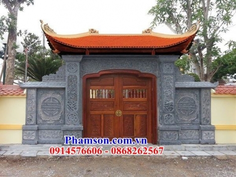 Mẫu cổng đá đẹp đồng tháp tiền giang long an