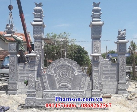 Mẫu cổng đá đẹp đồng tháp tiền giang long an
