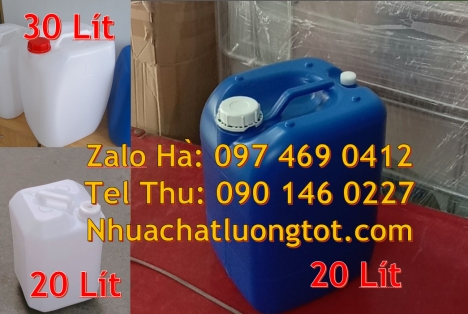 can hdpe 25 lít đựng dầu nhớt can dẹp 30 lít đựng thuốc thú y giá rẻ, can 20l dày trắng, can 25l