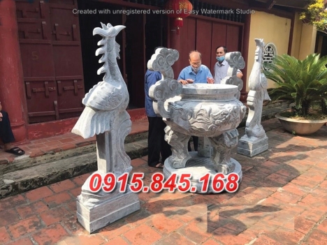 đỉnh lư hương đá đèn hạc nến đẹp bán quảng nam thừa thiên huế đà nẵng