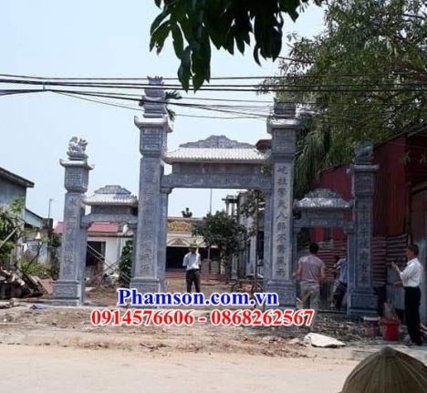Mẫu cổng đá đẹp đồng tháp tiền giang long an