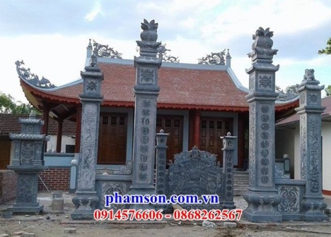 Mẫu cổng đá đẹp đồng tháp tiền giang long an