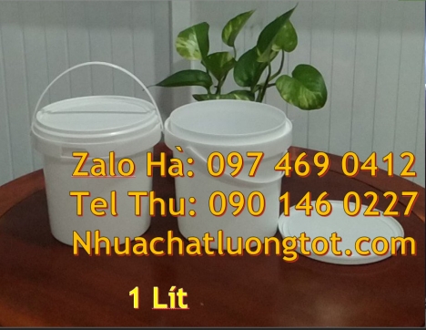 Xô nhựa nắp rót 18 lít, thùng nhựa vuông 18 lít, Xô nhựa Vỏ thùng đựng sơn 20 lít, Vỏ thùn