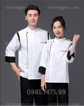 Mẫu quần áo đầu bếp đảm bảo bền đẹp, kiểu dáng thời trang