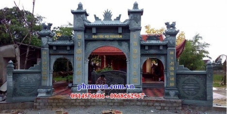 Mẫu cổng đá đẹp đồng tháp tiền giang long an